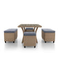 Bayside 6-Person Dining Set with Benches