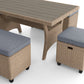 Bayside 6-Person Dining Set with Benches